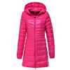 Image of Ultra Light Down Jacket for  Women made With Hooded Down Coat Female Big Size Coats