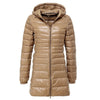 Image of Ultra Light Down Jacket for  Women made With Hooded Down Coat Female Big Size Coats