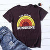 Image of Women T-Shirt Summer Short Sleeve tee