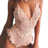 Image of Sexy Lace Bodysuit Women Bodycon Jumpsuit Summer Cut Out Rompers Club Womens Jumpsuit Body Top Overalls Feminino Playsuit