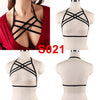 Image of Pentagram Bondage Body Harness Lingerie Goth Crop Cage Bra Lingerie