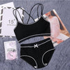 Image of Thin Screw Thread Push Up Bra Set