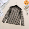 Image of spring Summer Women Lace Blouses Shirt Women Sexy mesh Blouses