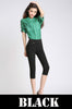 Image of summer legging cotton femme push up womens leggings pants